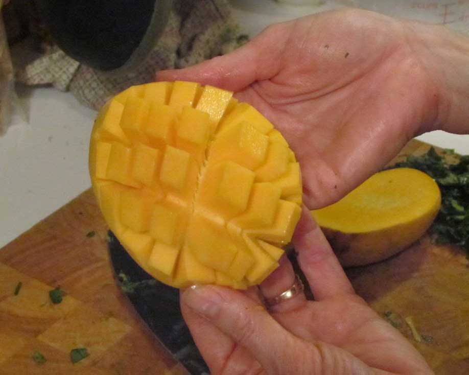 How to Slice A Mango, Step Four