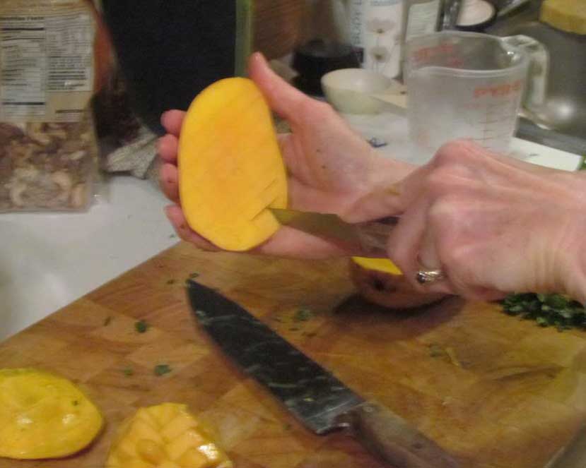 How to Slice A Mango, Step Three