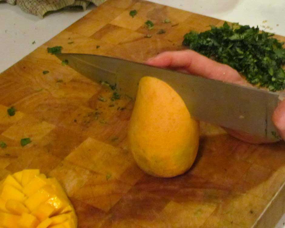 How to Slice A Mango, Step One