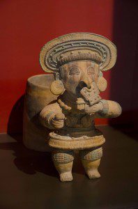 Sculpture from the Cultura Jama-Coaque (500 BCE – 1530 CE); Casa del Alabado, Quito, Ecuador | ©Angela Drake