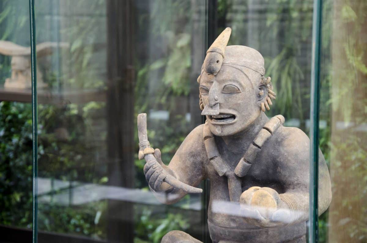 Ancient Pottery Statue, Casa Alabado, Quito, Ecuador | ©Angela Drake