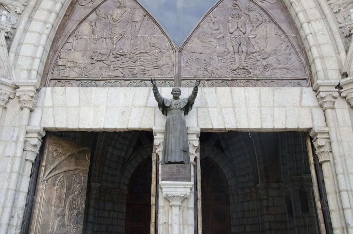 Pope John Paul II blessed the Basilica in 1985 | ©Angela Drake