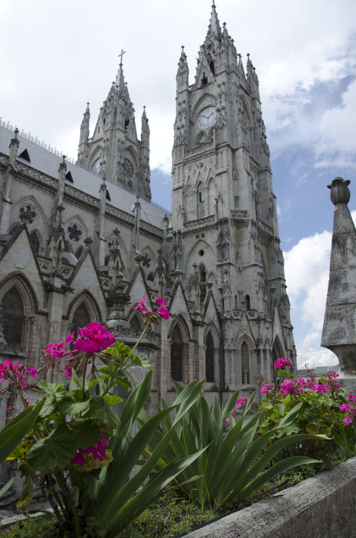 The exterior of the Quito Basilica | ©Angela Drake