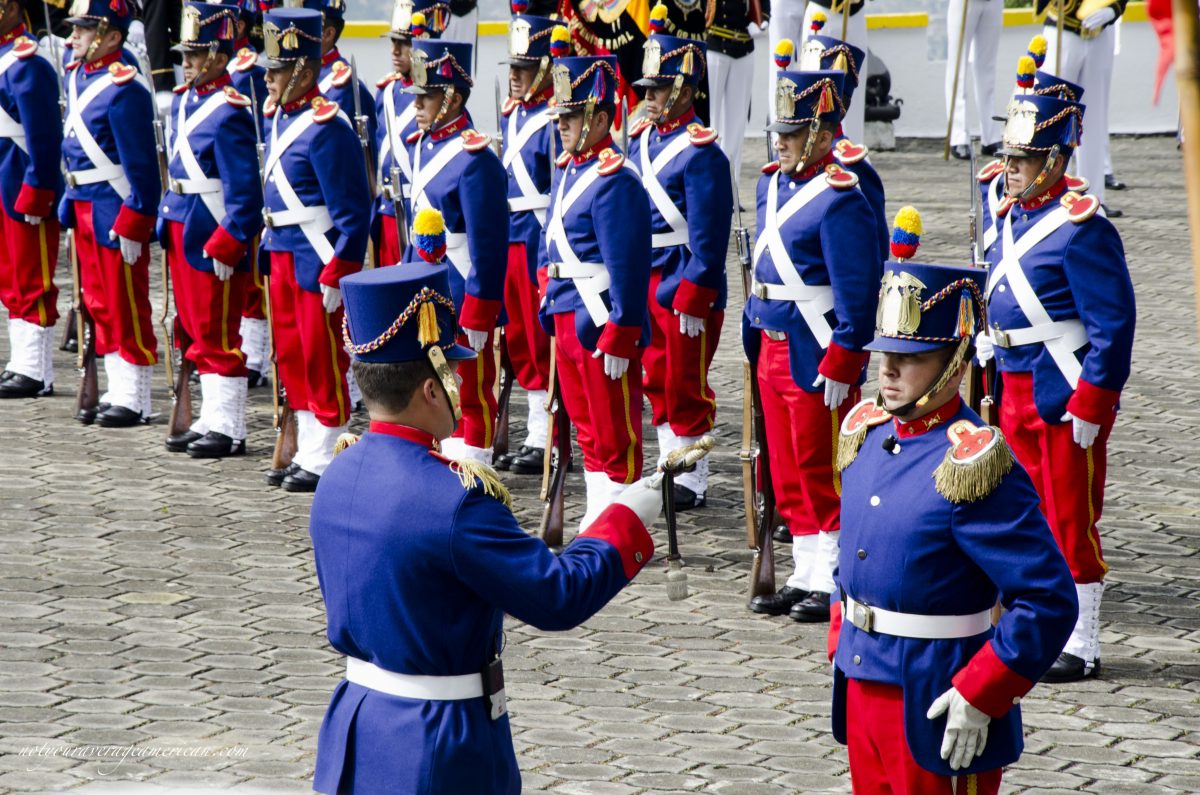 Changing of the guard; Cima de la Libertad, Quito, Ecuador | ©Angela Drake