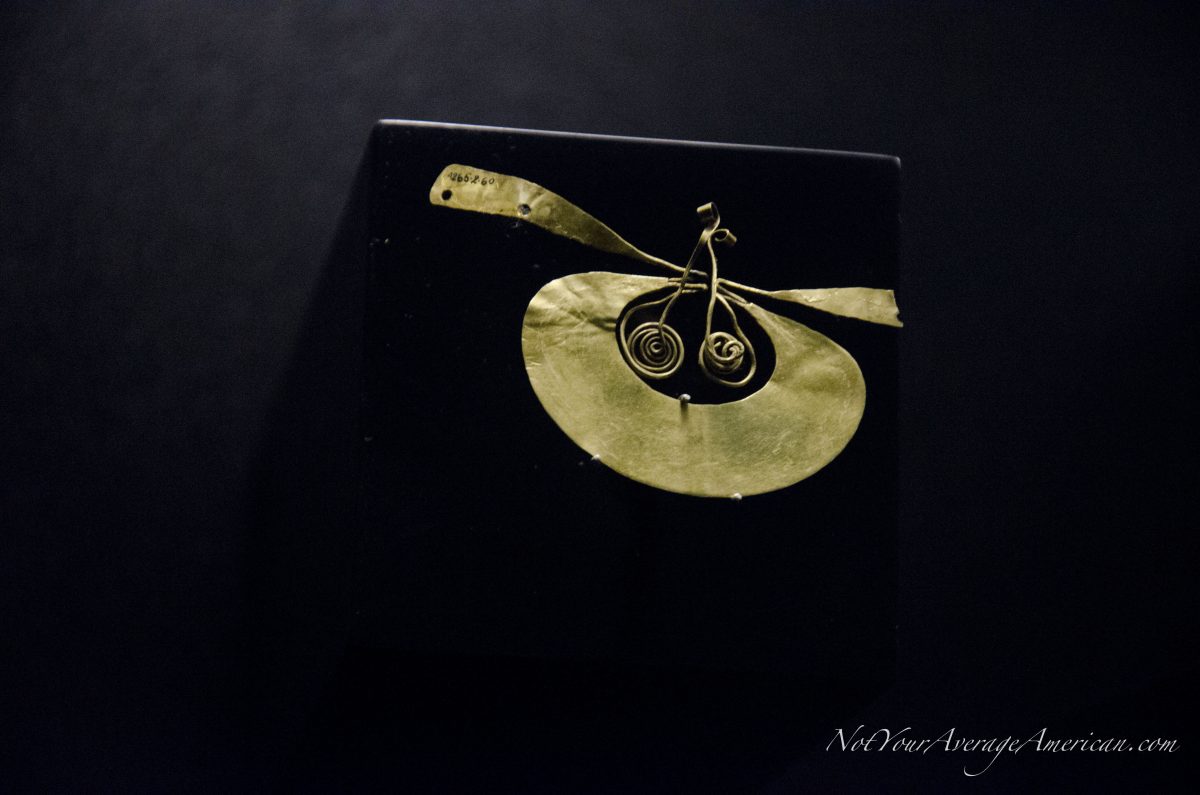 Intricately worked gold jewelry; Museo Nacional, Casa de la Cultura, Quito, Ecuador | © Angela Drake