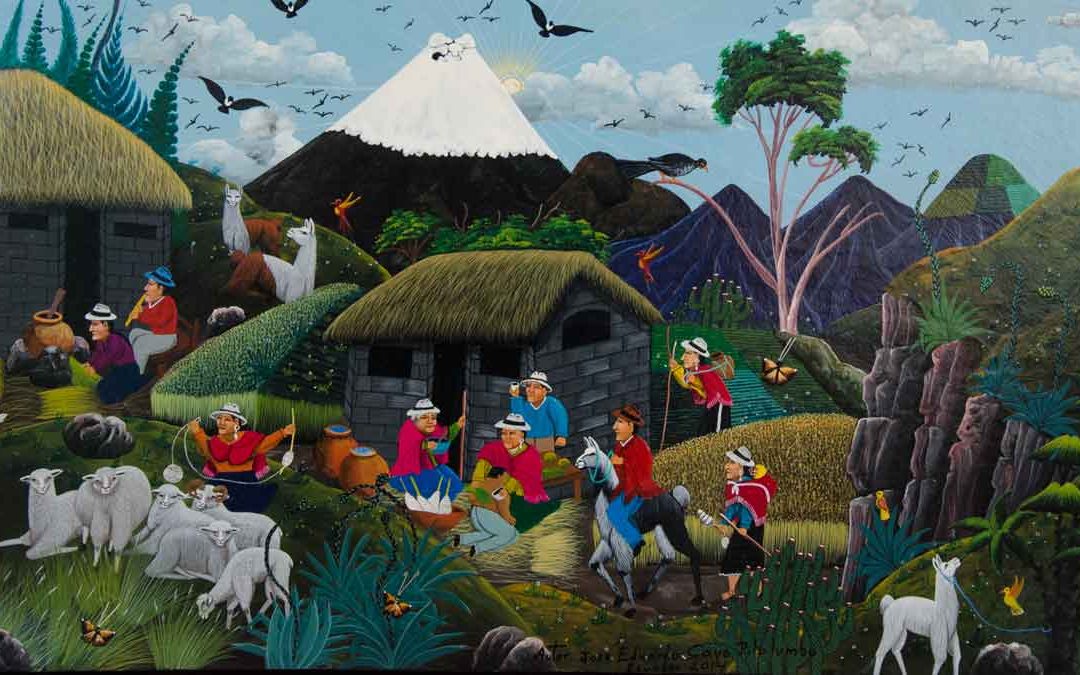 Folk Art from Tigua, Ecuador