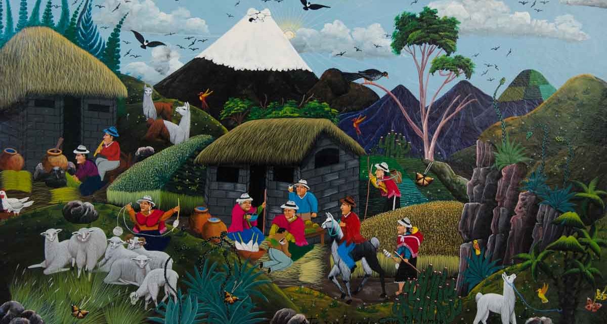 Folk Art from Tigua, Ecuador