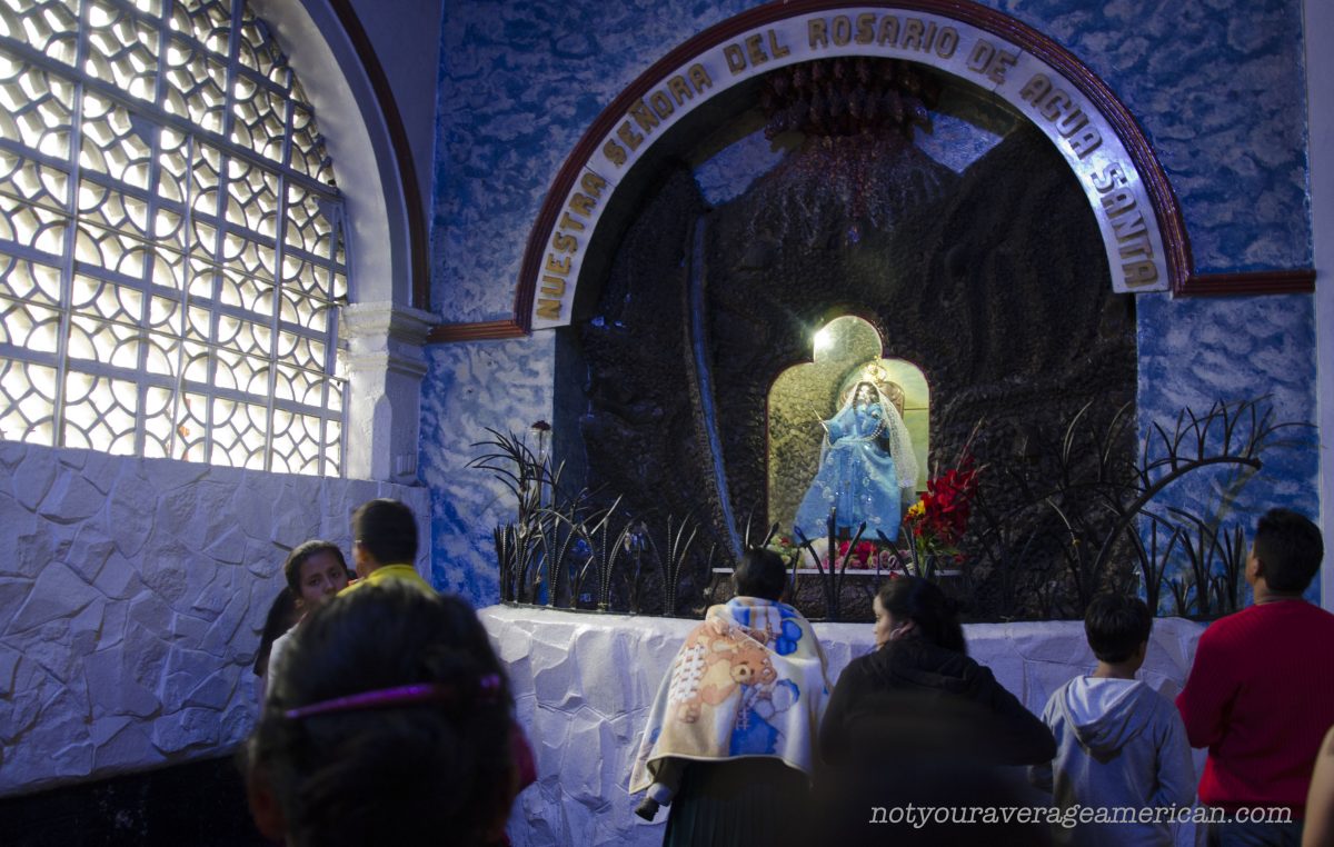 The Virgin of the Holy Water, Baños, Ecuador