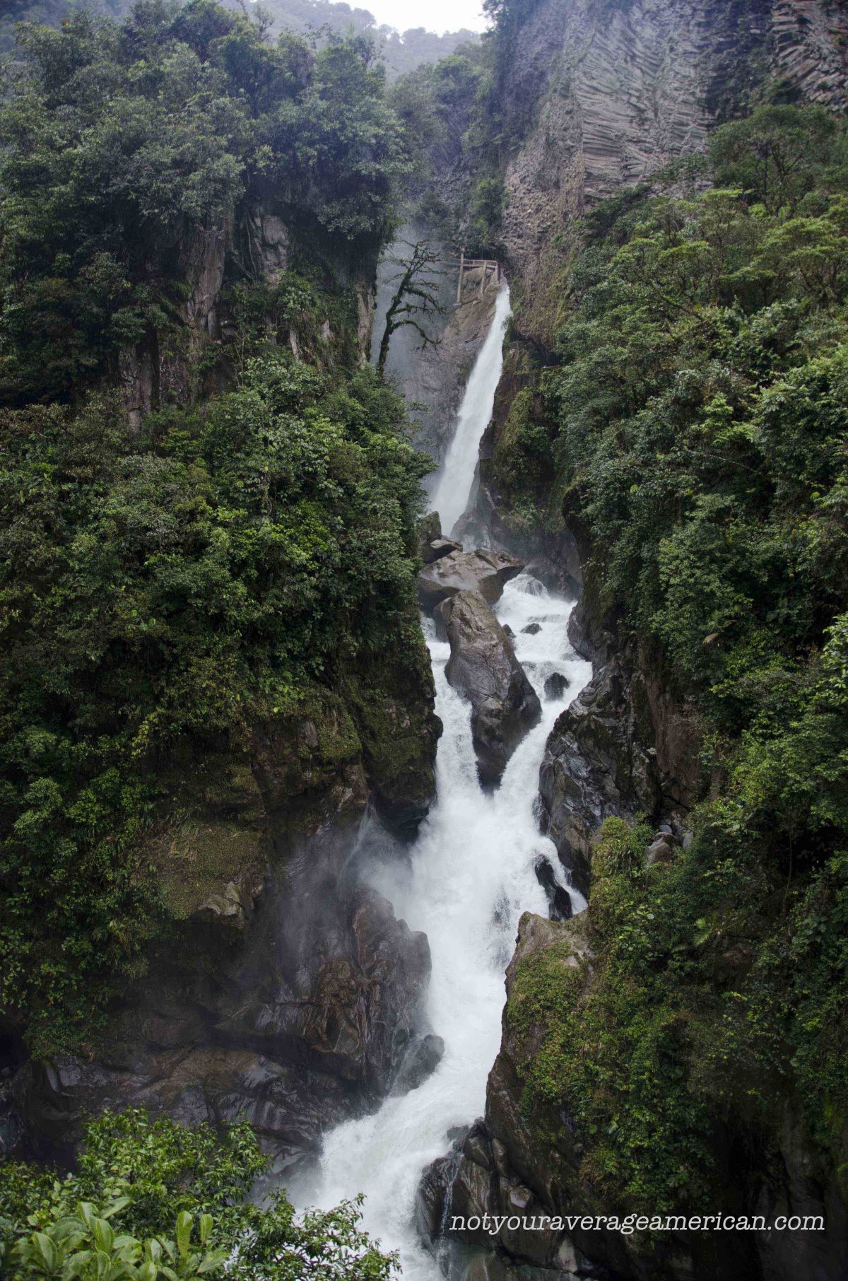 The Pailón del Diablo, Baños, Ecuador