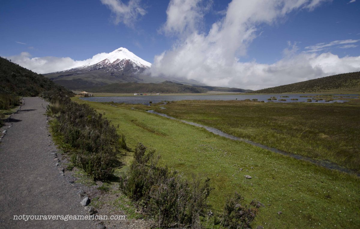 It's a good sign to start the hike with Cotopaxi in clear view | ©Angela Drake