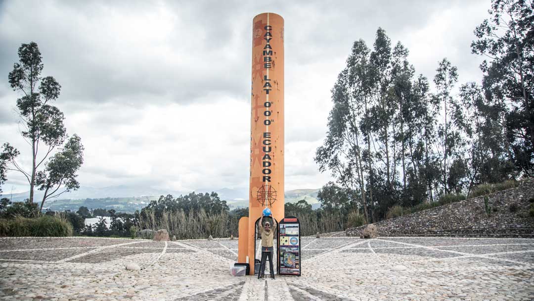 Quisato Sundial; Buena Esperanza, Cayambe, Ecuador | ©Angela Drake