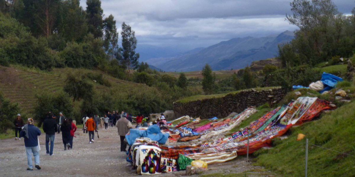 Vendors at Tambomachay, Cusco, Peru | ©Angela Drake