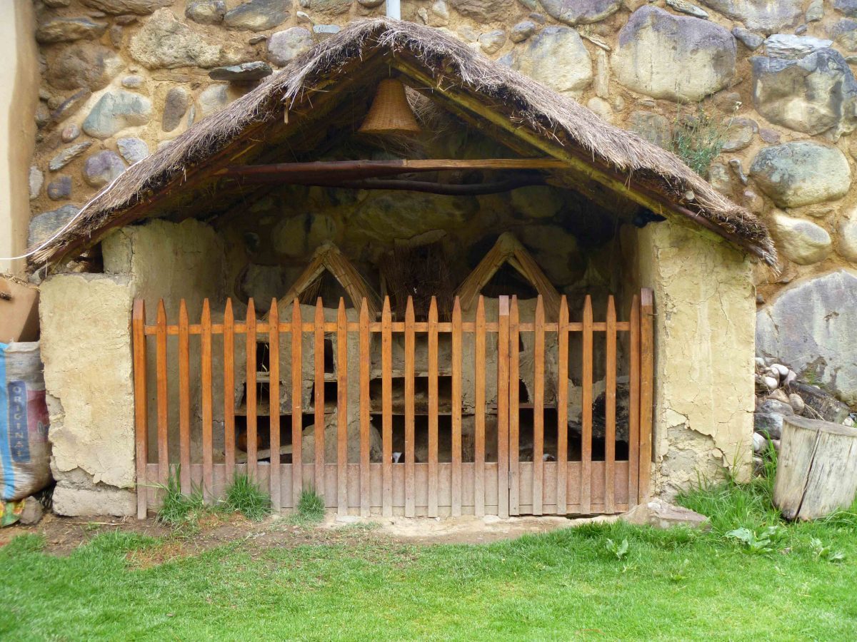 A guinea pig hutch in Peru A guinea pig hutch in Peru