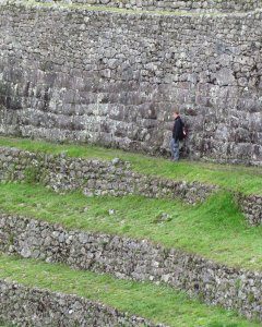 Perspective of the retaining wall