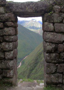 Doorway from temple 