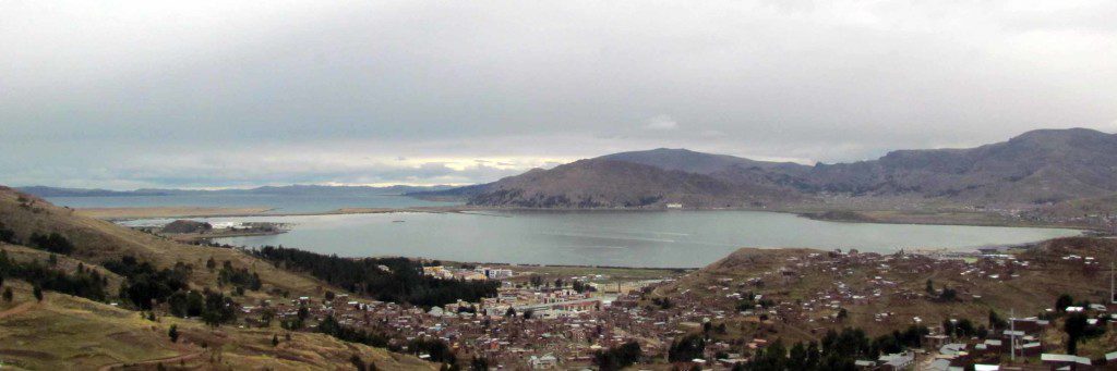 Puno on the shores of Lake Titicaca.