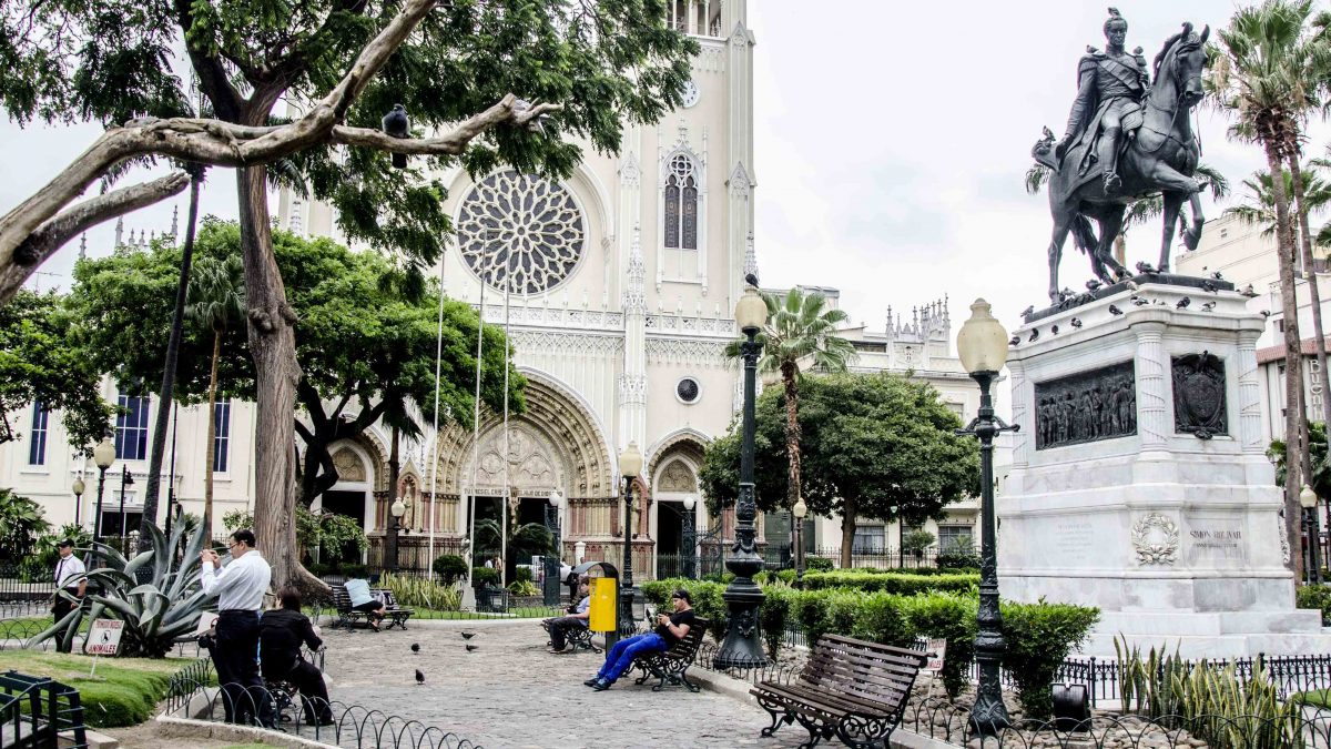 Parque Seminario, Iguana Park, Guayaquil, Ecuador 
