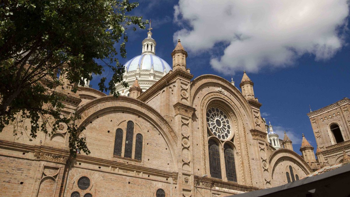 A Side View, the New Cathedral, Cuenca, Ecuador