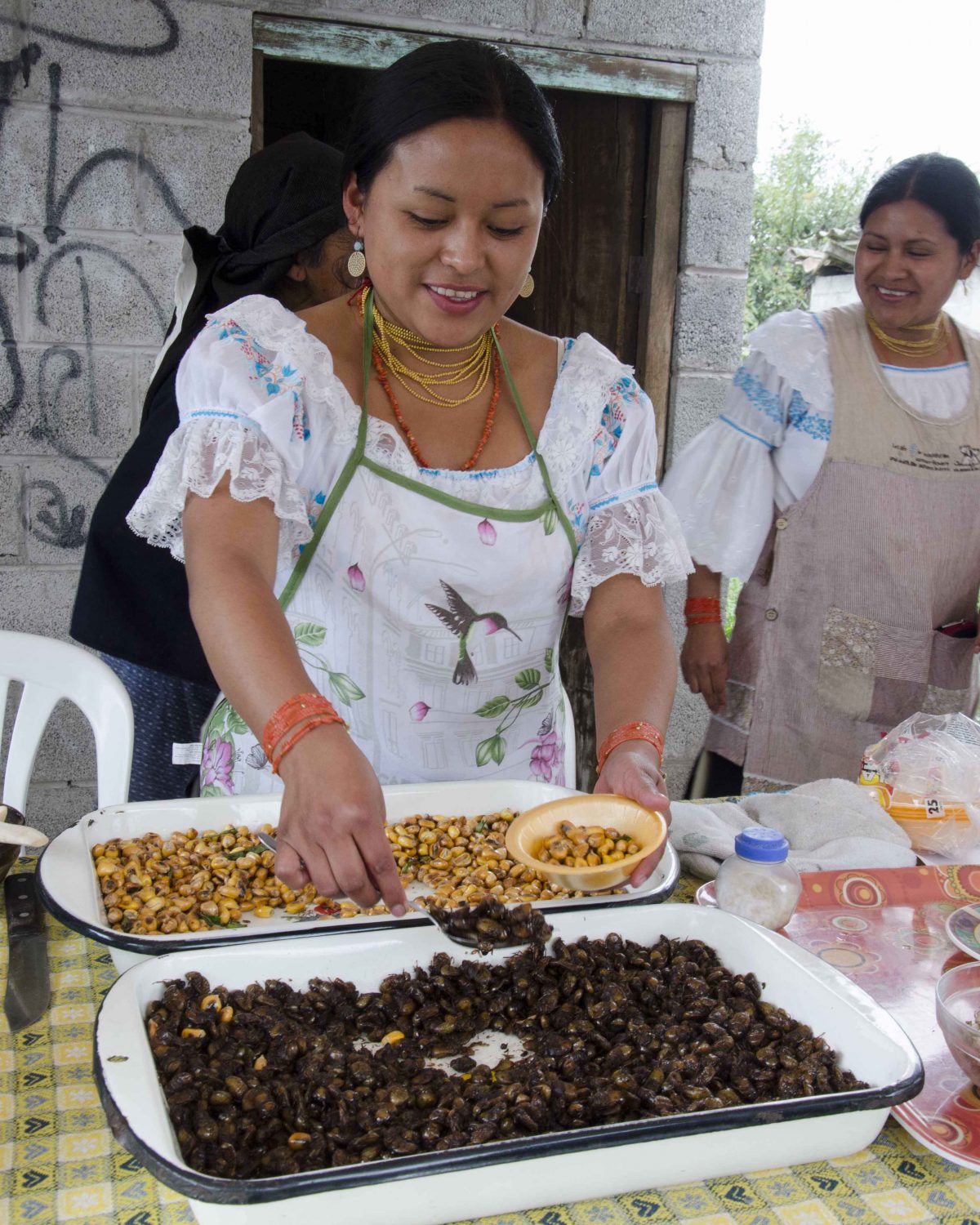 Yanti, the Catzo Vendor in Peguche, Ecuador | ©Angela Drake