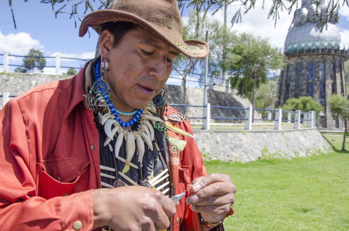 Lobo Oso Chillon Carva, Artist, Lakota-Quichua, Cotopaxi, Ecuador