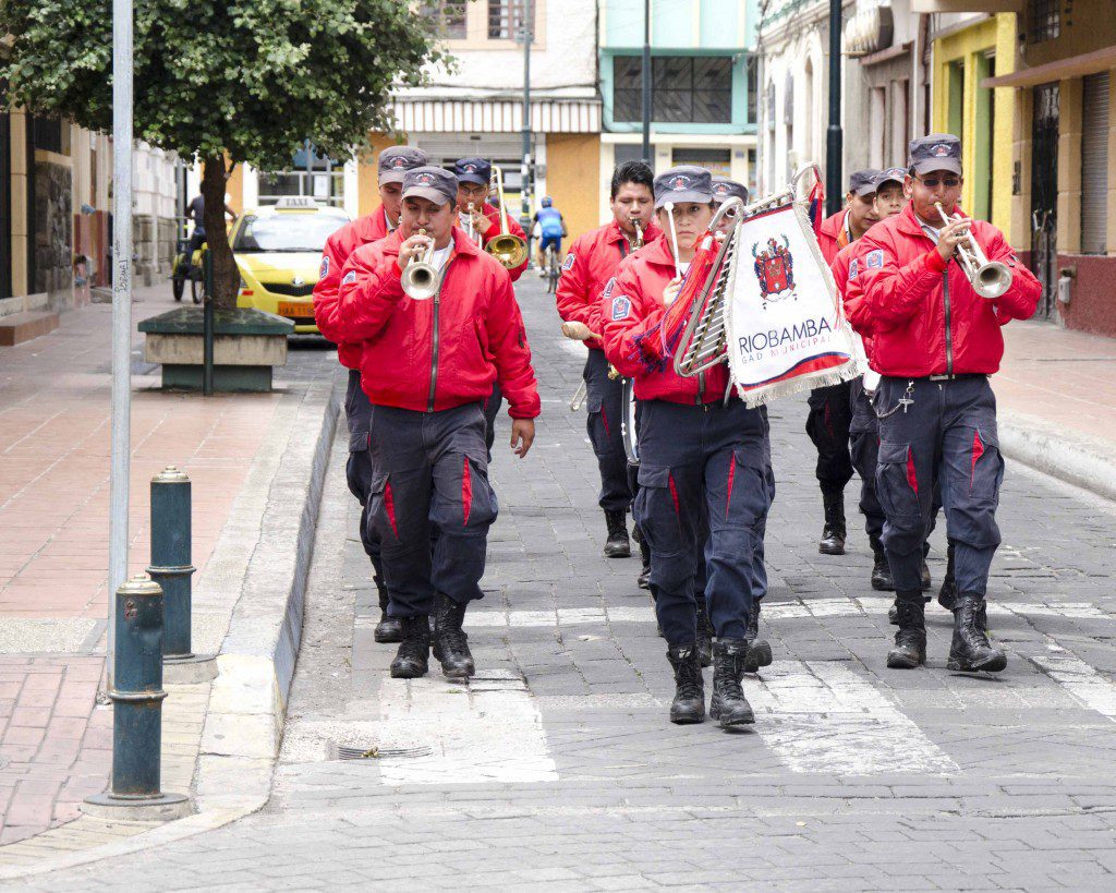 Wandering Street Band in Riobamba