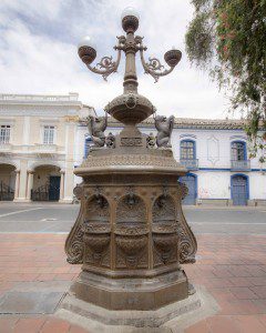 Water Fountain at Parque Maldenado, Riobamba
