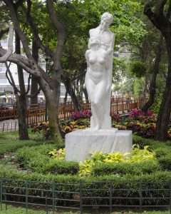 Statue on the Malecon 2000