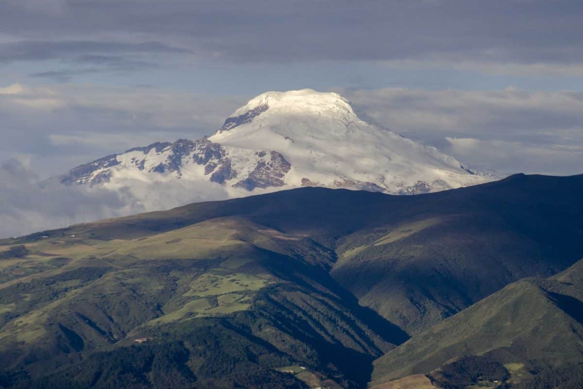 Cayambe is the third highest mountain in Ecuador | ©Angela Drake