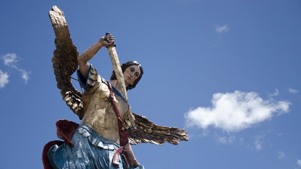 Backroads Ecuador; Statue in Sigchos