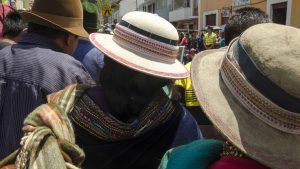 Wool hats, Carnaval in Guaranda, Ecuador