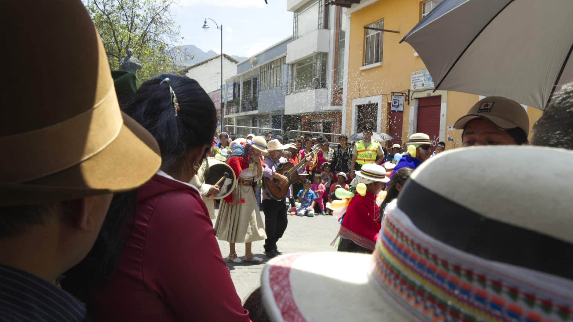 Watching Carnival Parade