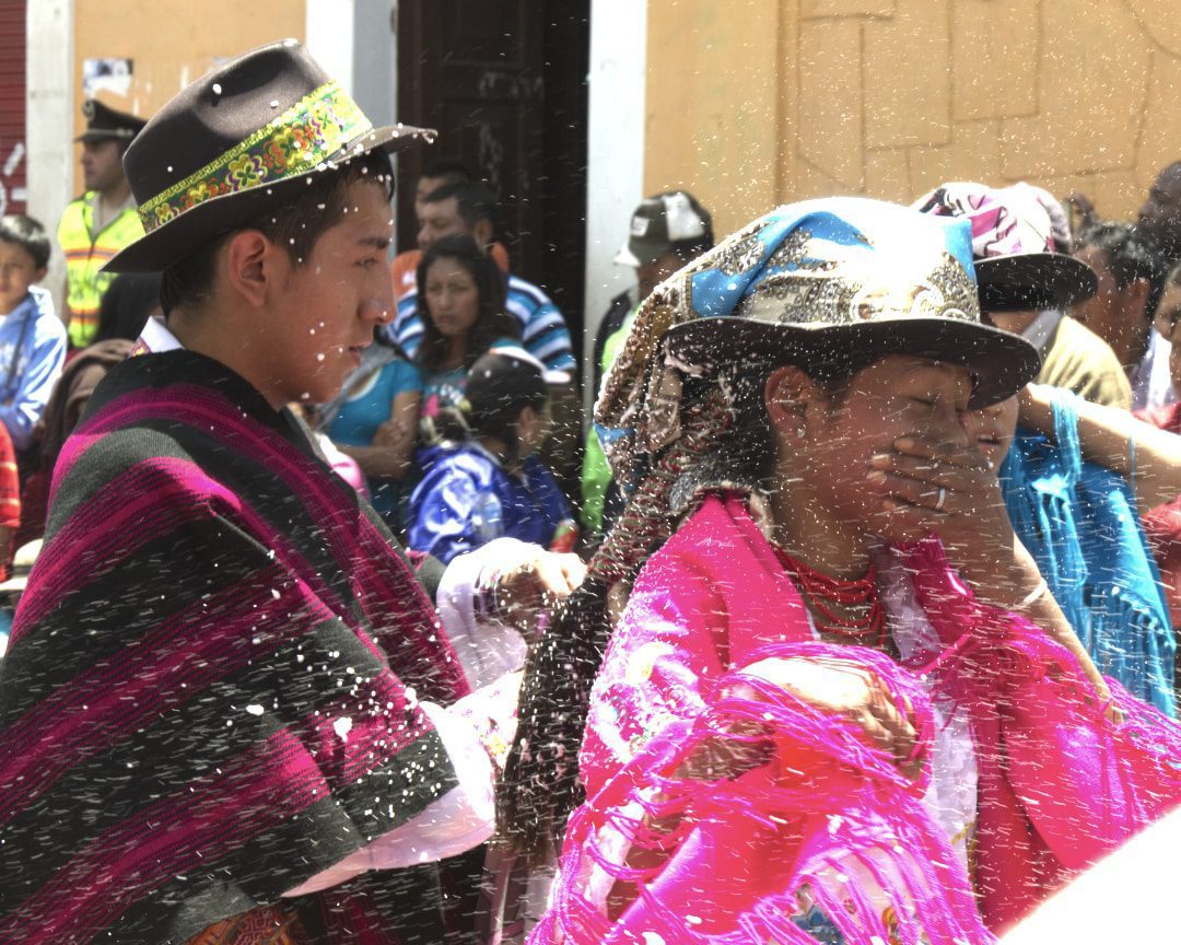 Dancers in traditional costume