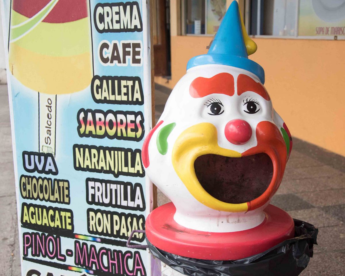 Traditional Clown in Salcedo, Ecuador
