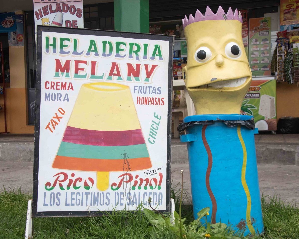 Bart Simpson in Salcedo, Ecuador