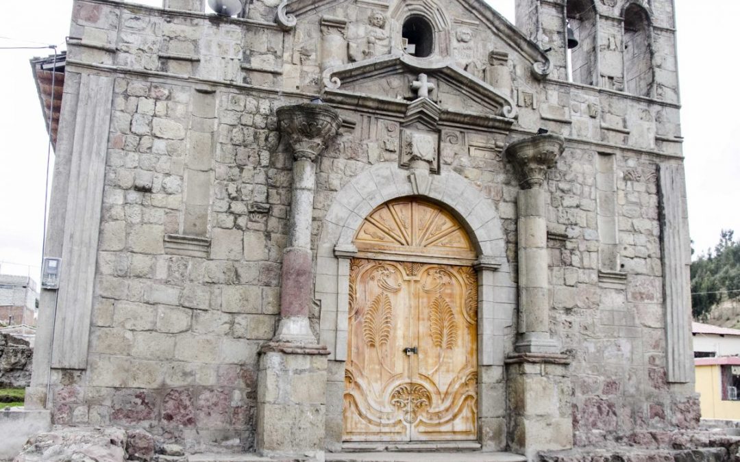 A Spanish-Colonial Church in Sicalpa Viejo, Ecuador