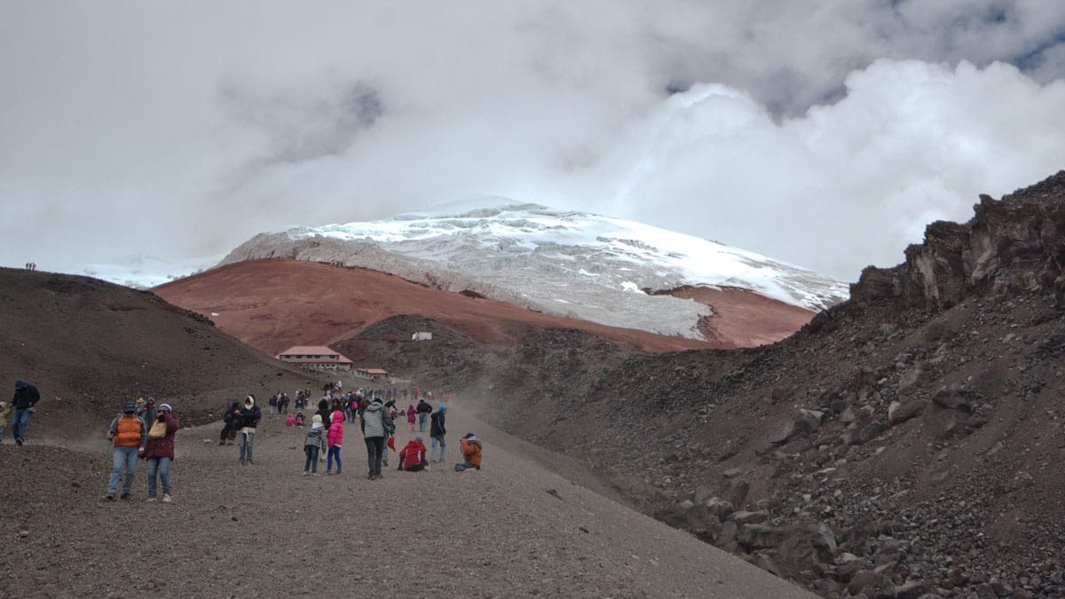 Hiking "up-the-gut" to the Cotopaxi Refugio | July 2014 | ©Angela Drake