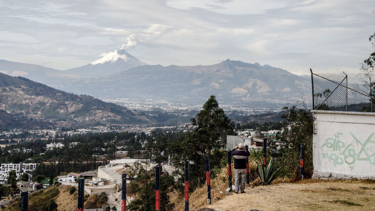 Cotopaxi With Ash & Vapor Plume | September 201t | ©Angela Drake