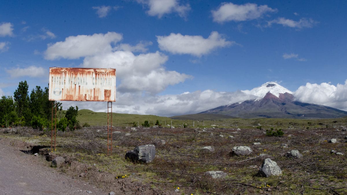 Cotopaxi from the North Entrance | April 2016 | ©Angela Drake