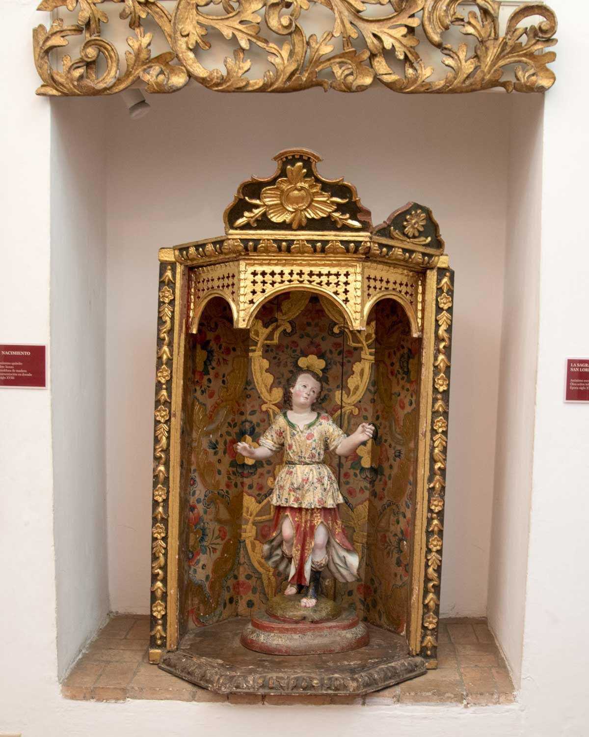 Carved Statue of the Quito School, Museo Arquidiocesano de Arte Religioso | ©Angela Drake