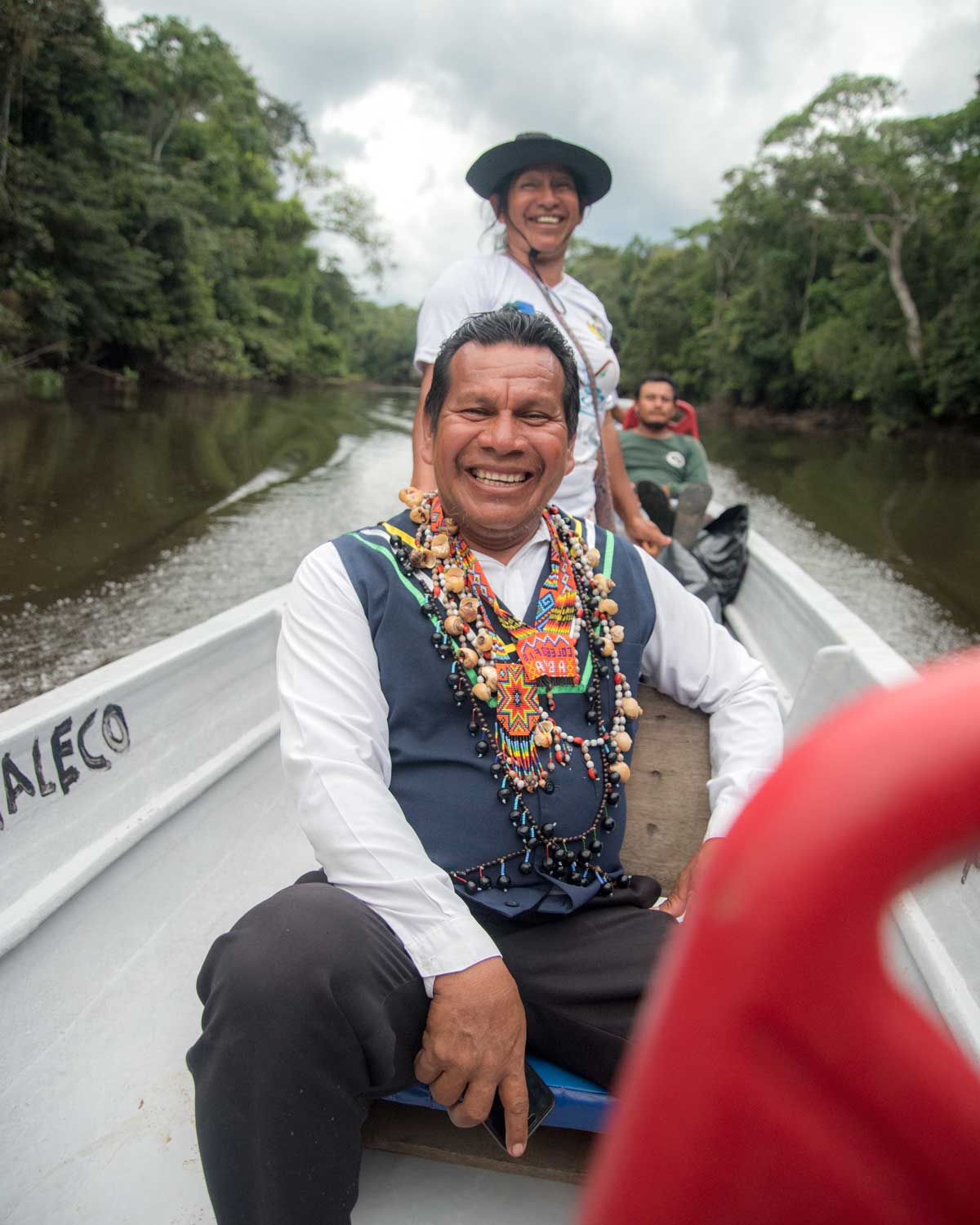 Rita and Bercelino, Kichwa Community Leaders, Playas de Cuyabeno, Ecuador | ©Angela Drake