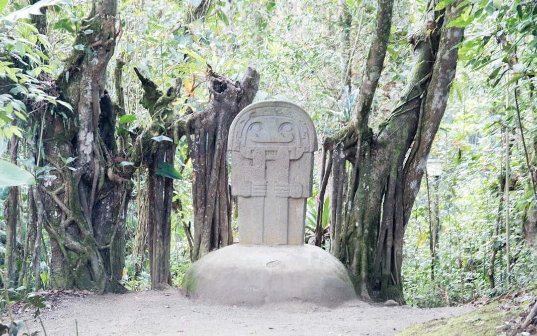 A Forest of Statues in San Agustin, Colombia