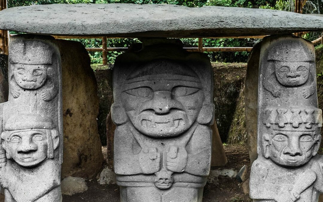 A Great Outdoor Archeology Museum in San Agustin, Colombia