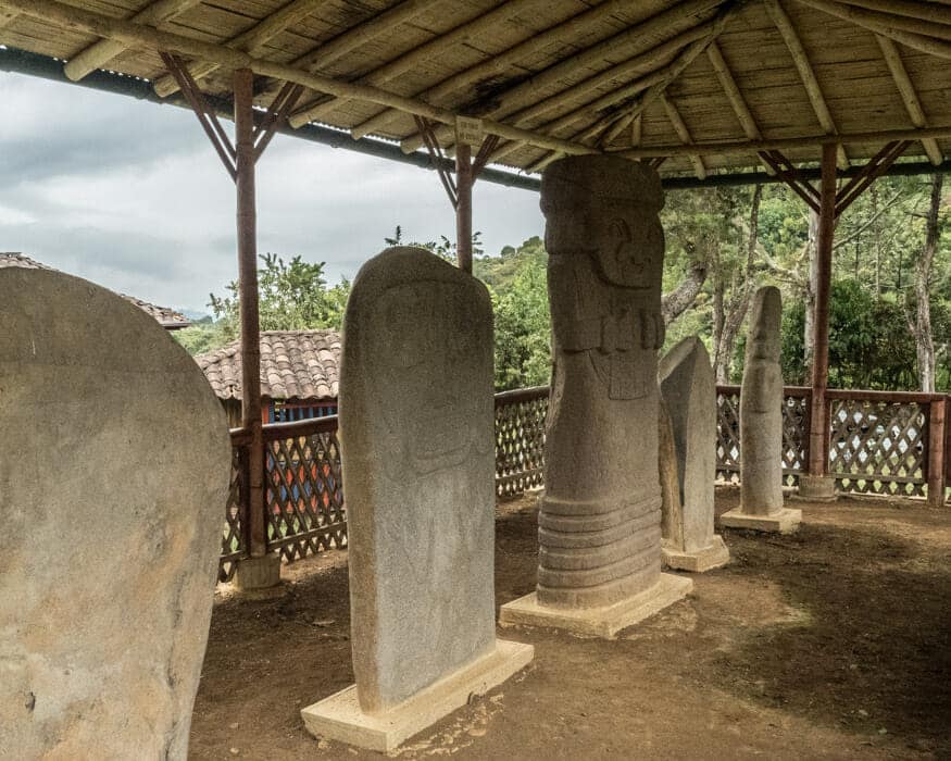 Statues at El Tablon, San Agustin, Colombia | ©Ernest Scott Drake