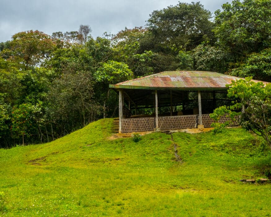 The protected structure at La Pelota, San Agustin, Colombia | ©Ernest Scott Drake