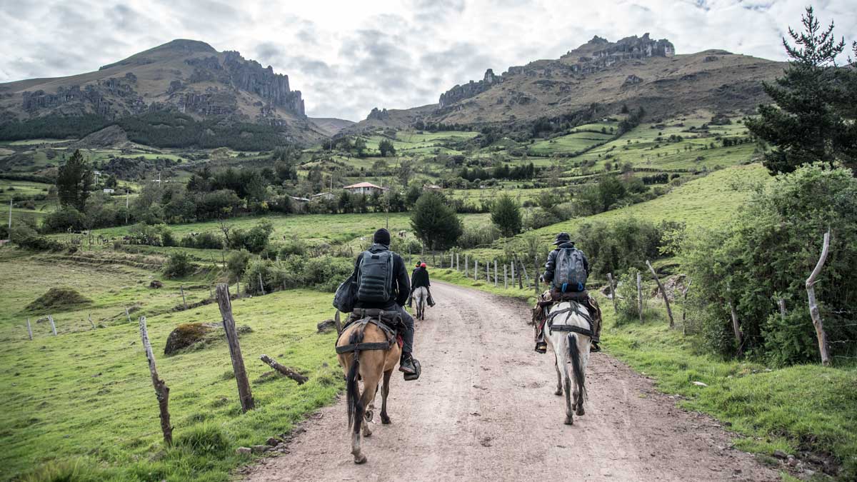 Hiking out to the Inca Trail, Chunchi, Ecuador | ©Angela Drake