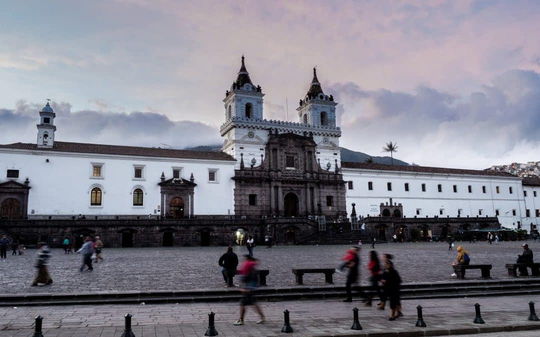 The Iglesia San Francisco in Historic Quito