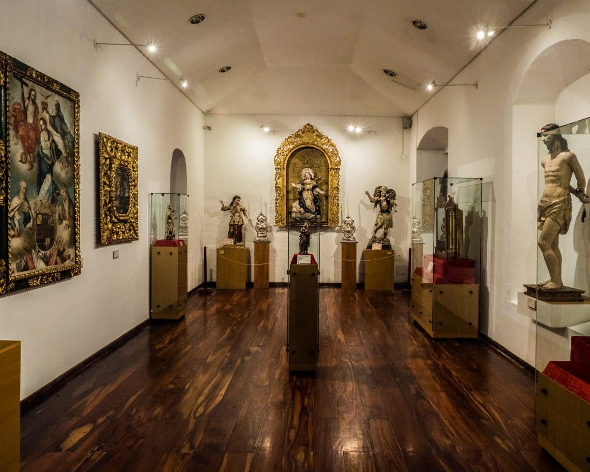 From the Frey Pedro Gocial museum, this is the gallery of the Virgin. |© Ernest Scott Drake