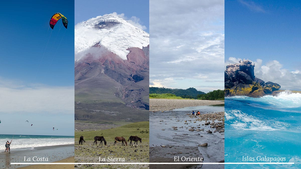 The Four Geographic Regions of Ecuador | ©Not Your Average American