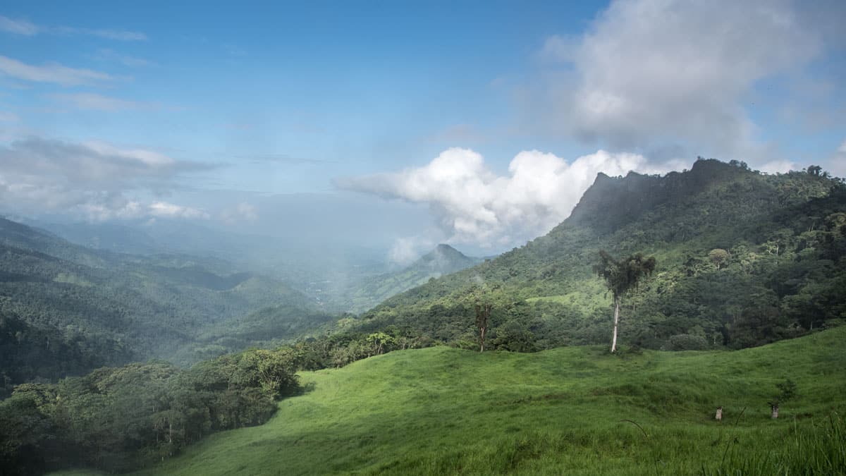 View from the Buenaventura Reserve near Piñas, Ecuador | ©Angela Drake