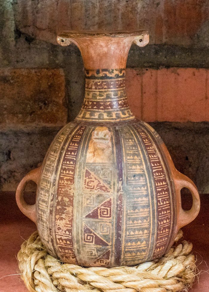 Great example of Incan pottery. I have to wonder what those markings may mean, if anything? | ©Ernest Scott Drake